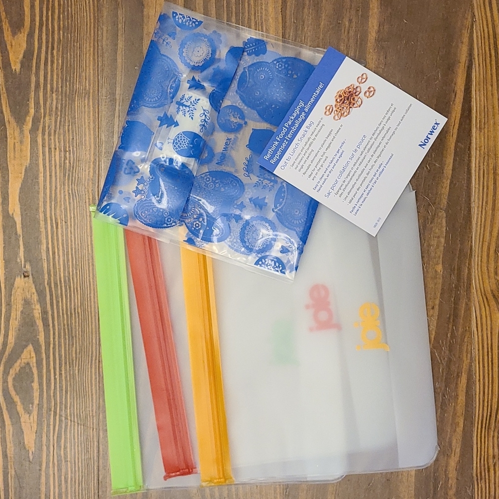 Reusable ziplock bags